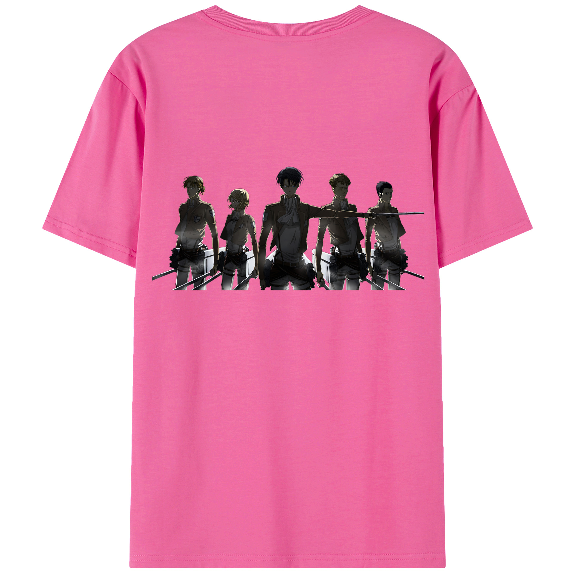 （画像用） 進撃の巨人 Attack on Titan レディース半袖Tシャツ(バックプリント)